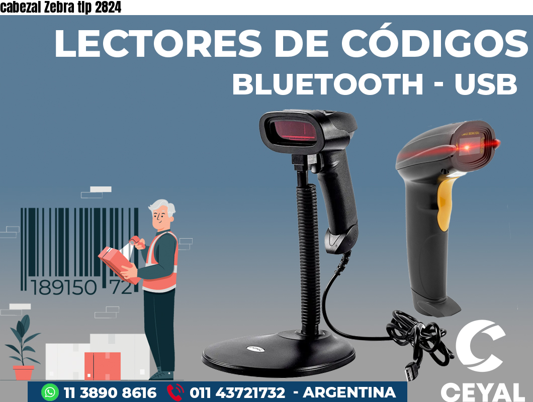 cabezal Zebra tlp 2824