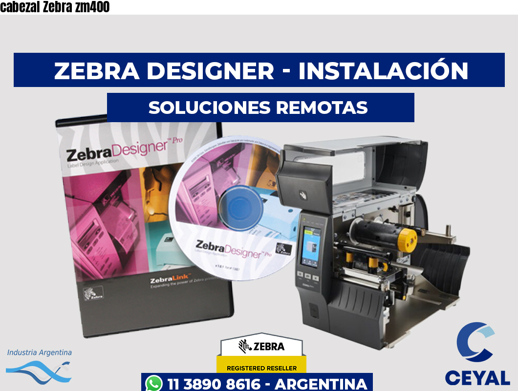 cabezal Zebra zm400