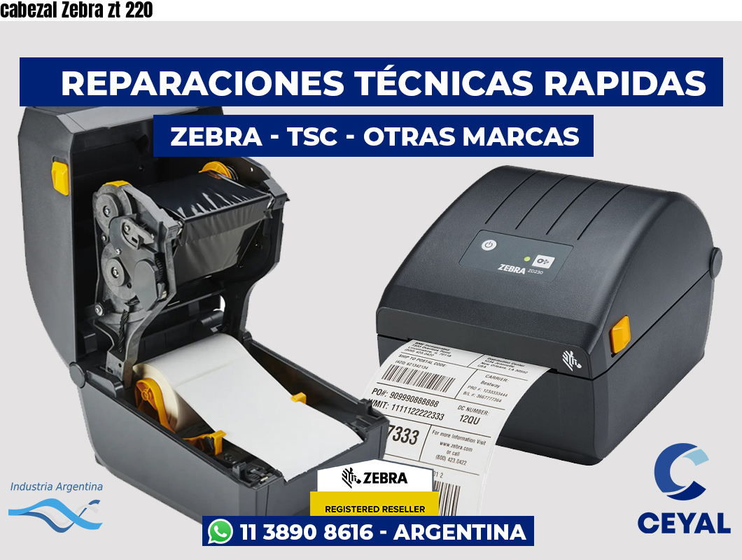 cabezal Zebra zt 220