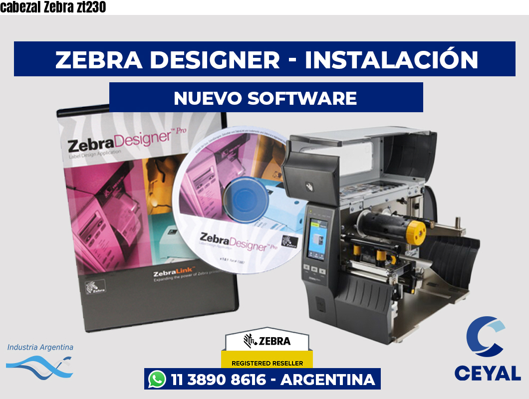 cabezal Zebra zt230