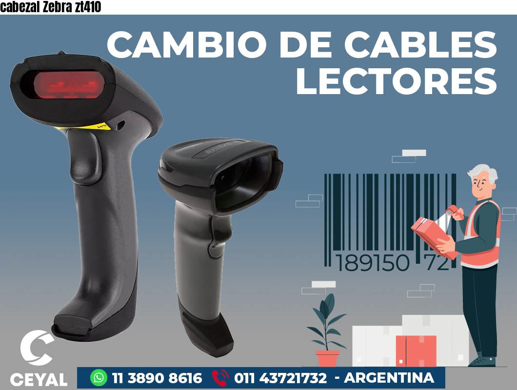 cabezal Zebra zt410