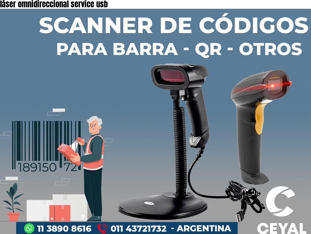 láser omnidireccional service usb