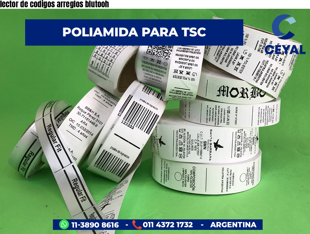 lector de codigos arreglos blutooh