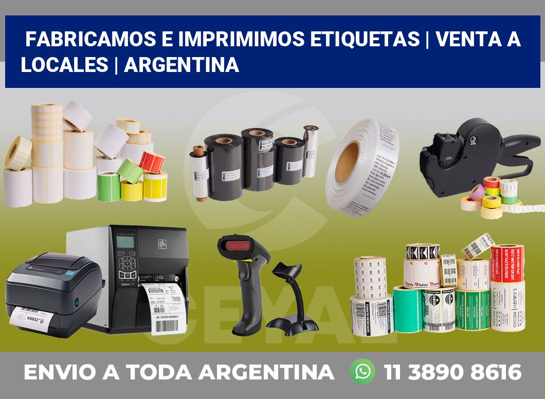 Fabricamos e imprimimos etiquetas | Venta a locales | Argentina