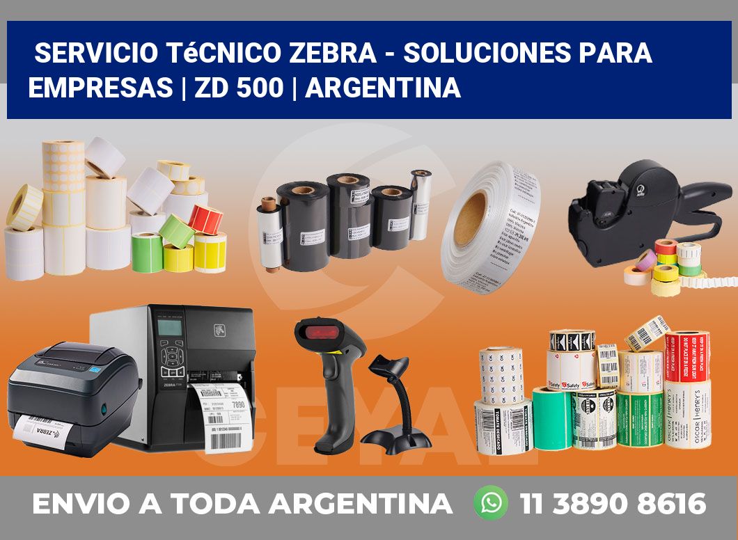 Servicio técnico Zebra - Soluciones para empresas | ZD 500 | Argentina