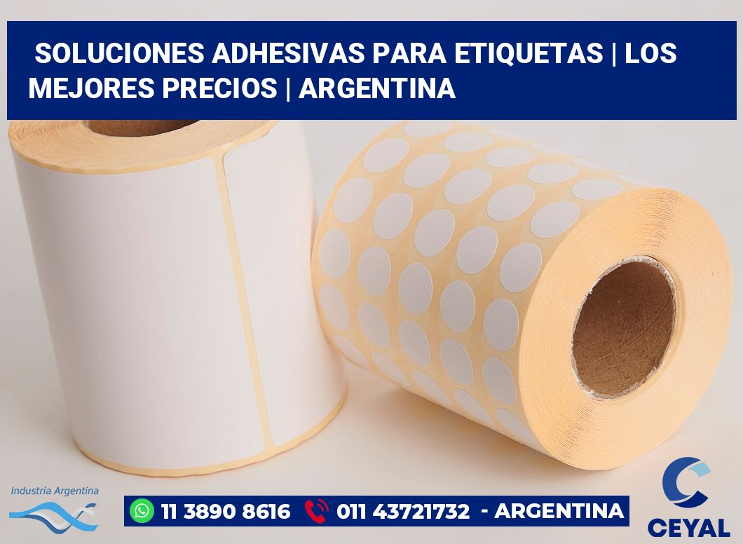 Soluciones adhesivas para etiquetas | Los mejores precios | Argentina
