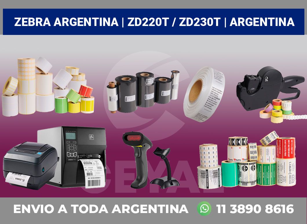 Zebra argentina | ZD220t / ZD230t | Argentina