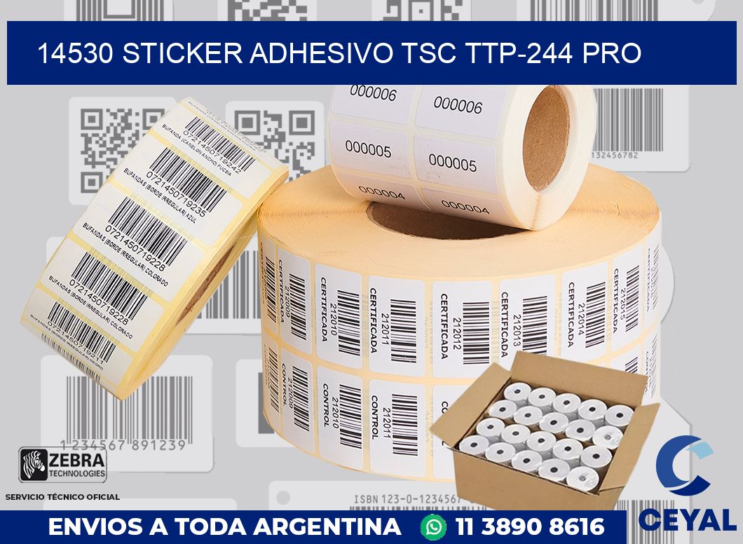 14530 STICKER ADHESIVO TSC TTP-244 PRO