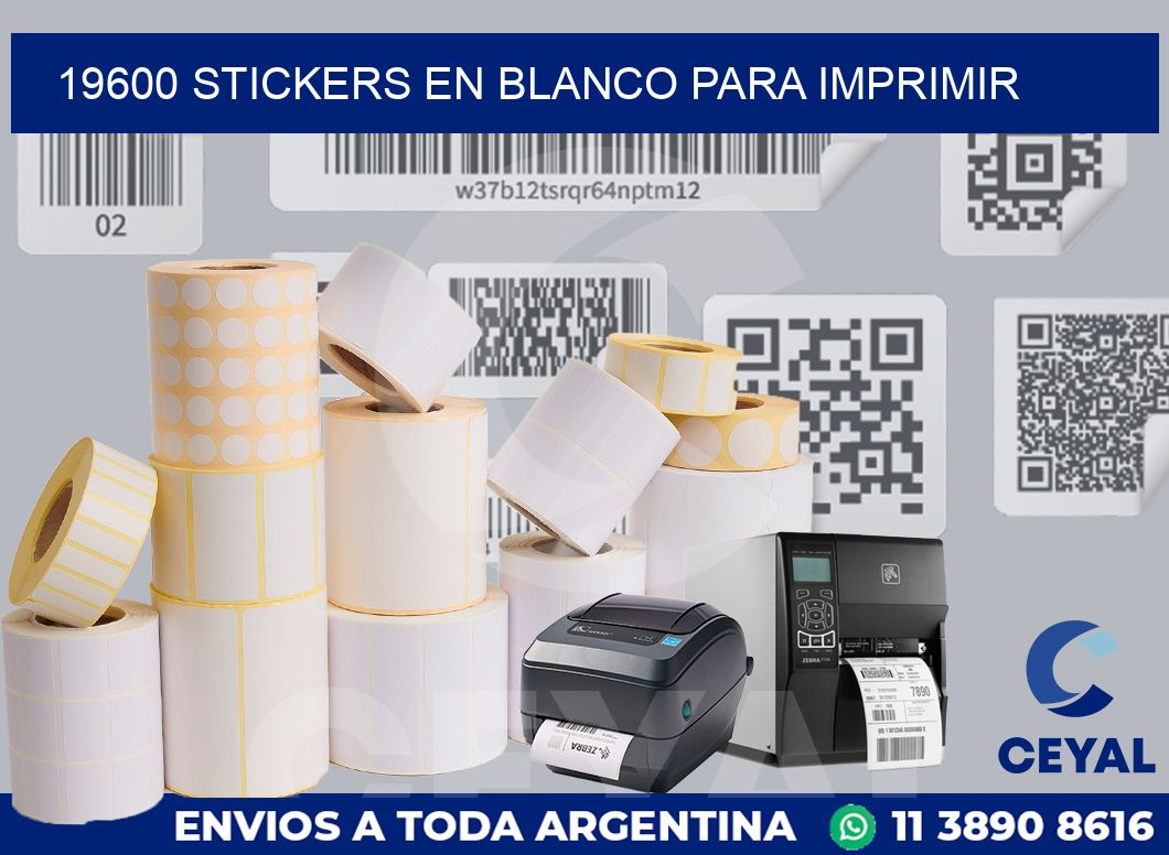 19600 STICKERS EN BLANCO PARA IMPRIMIR