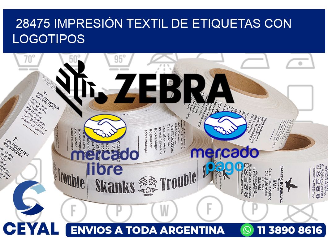 28475 IMPRESIÓN TEXTIL DE ETIQUETAS CON LOGOTIPOS - Impresion Rotulos