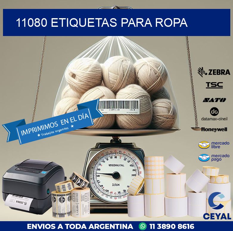 11080 ETIQUETAS PARA ROPA