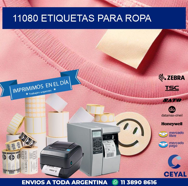 11080 ETIQUETAS PARA ROPA