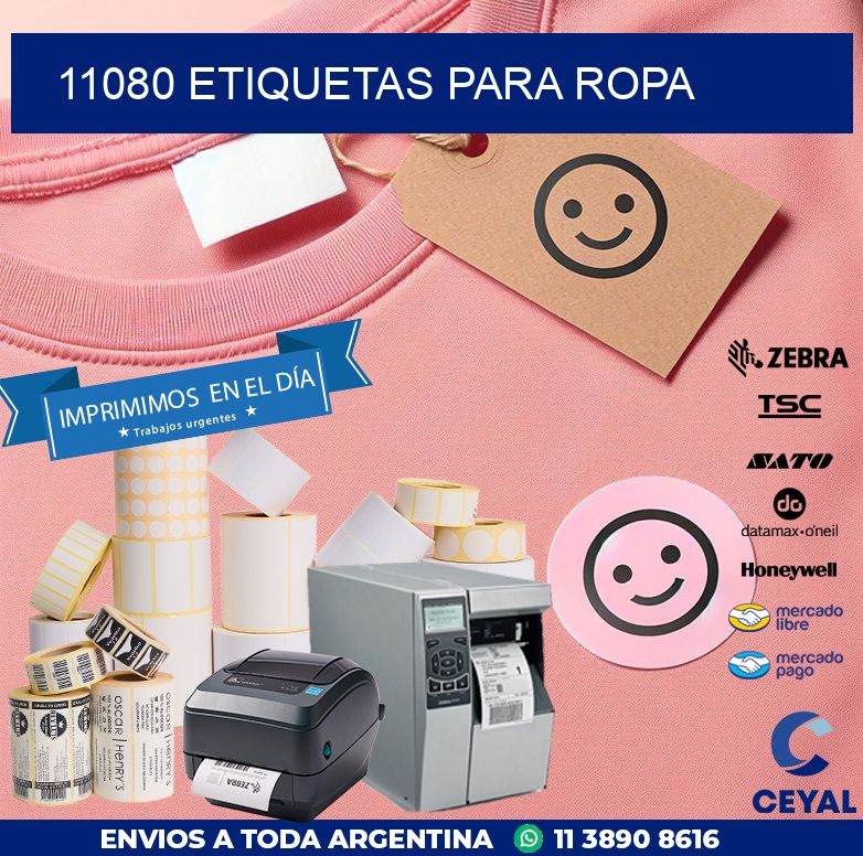 11080 ETIQUETAS PARA ROPA