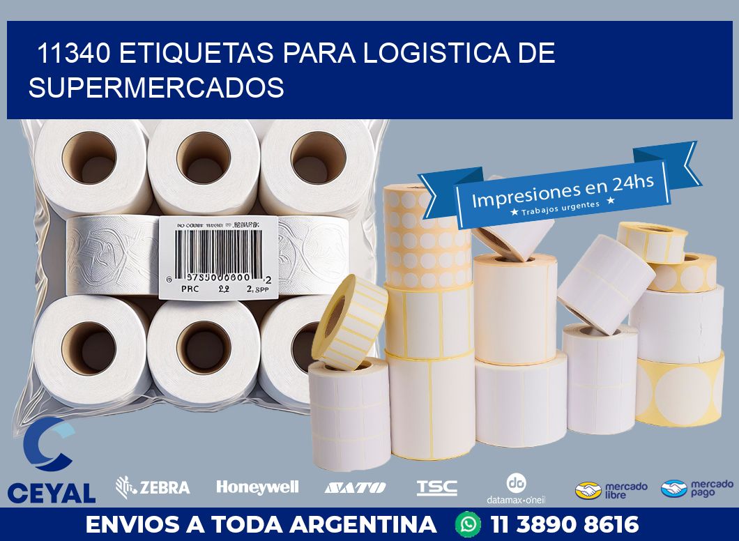 11340 ETIQUETAS PARA LOGISTICA DE SUPERMERCADOS