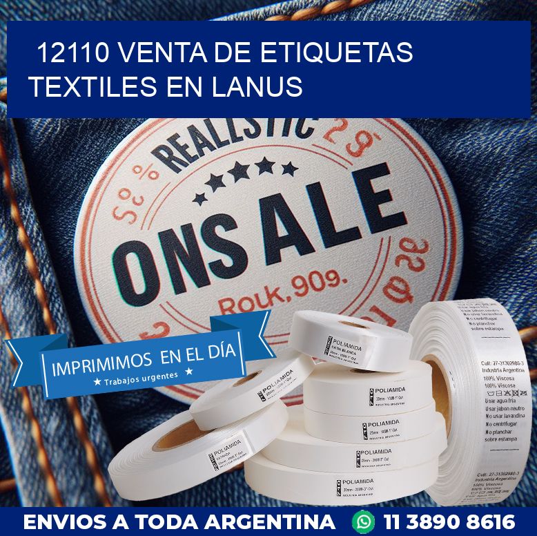 12110 VENTA DE ETIQUETAS TEXTILES EN LANUS