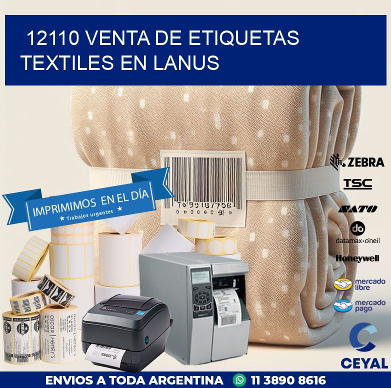 12110 VENTA DE ETIQUETAS TEXTILES EN LANUS