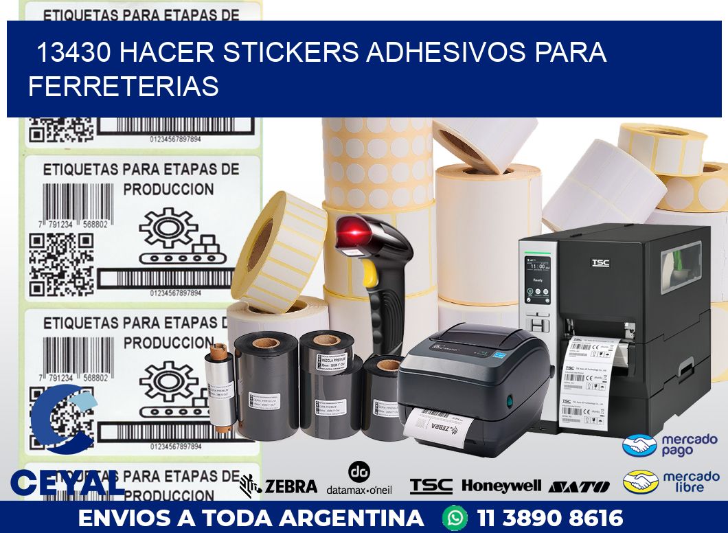 13430 HACER STICKERS ADHESIVOS PARA FERRETERIAS