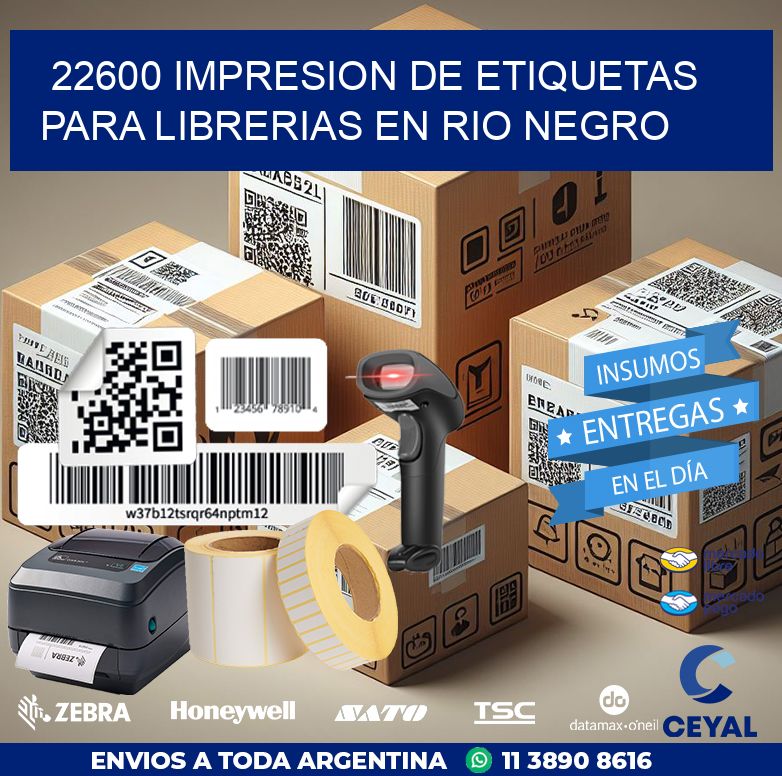 22600 IMPRESION DE ETIQUETAS PARA LIBRERIAS EN RIO NEGRO