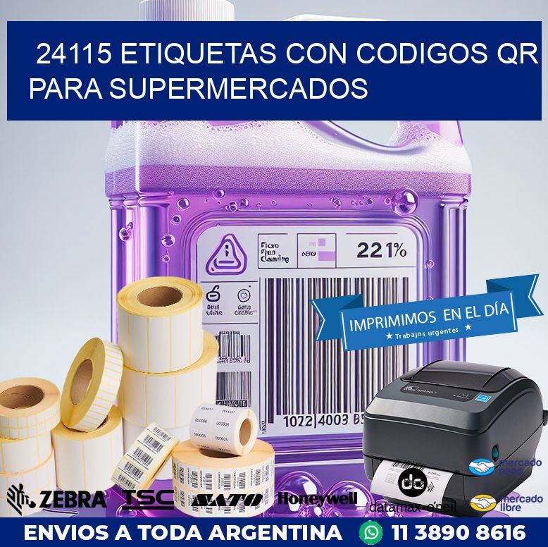 24115 ETIQUETAS CON CODIGOS QR PARA SUPERMERCADOS