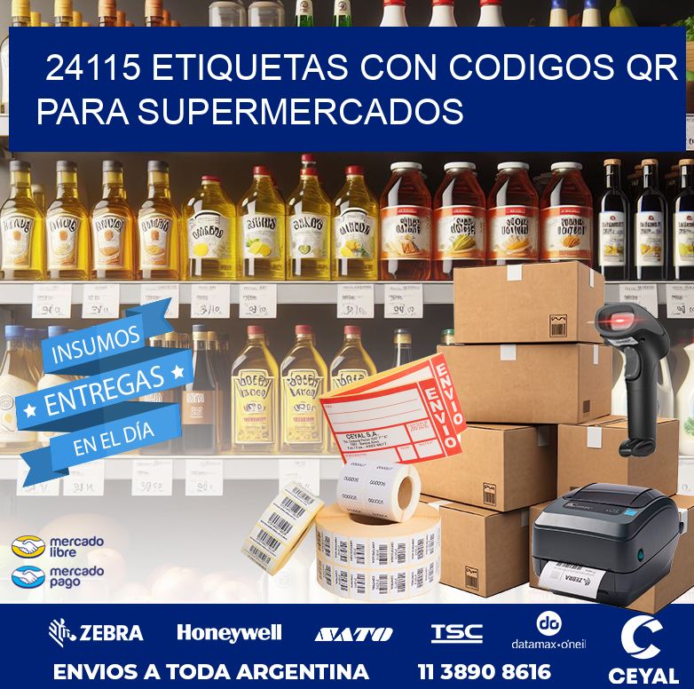 24115 ETIQUETAS CON CODIGOS QR PARA SUPERMERCADOS