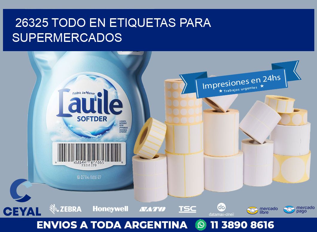 26325 TODO EN ETIQUETAS PARA SUPERMERCADOS