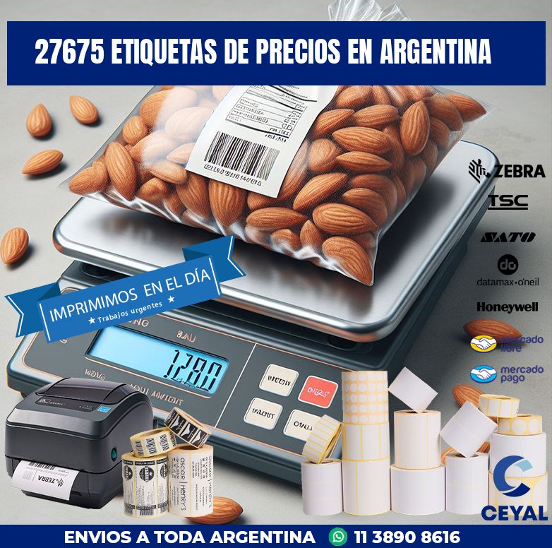 27675 ETIQUETAS DE PRECIOS EN ARGENTINA