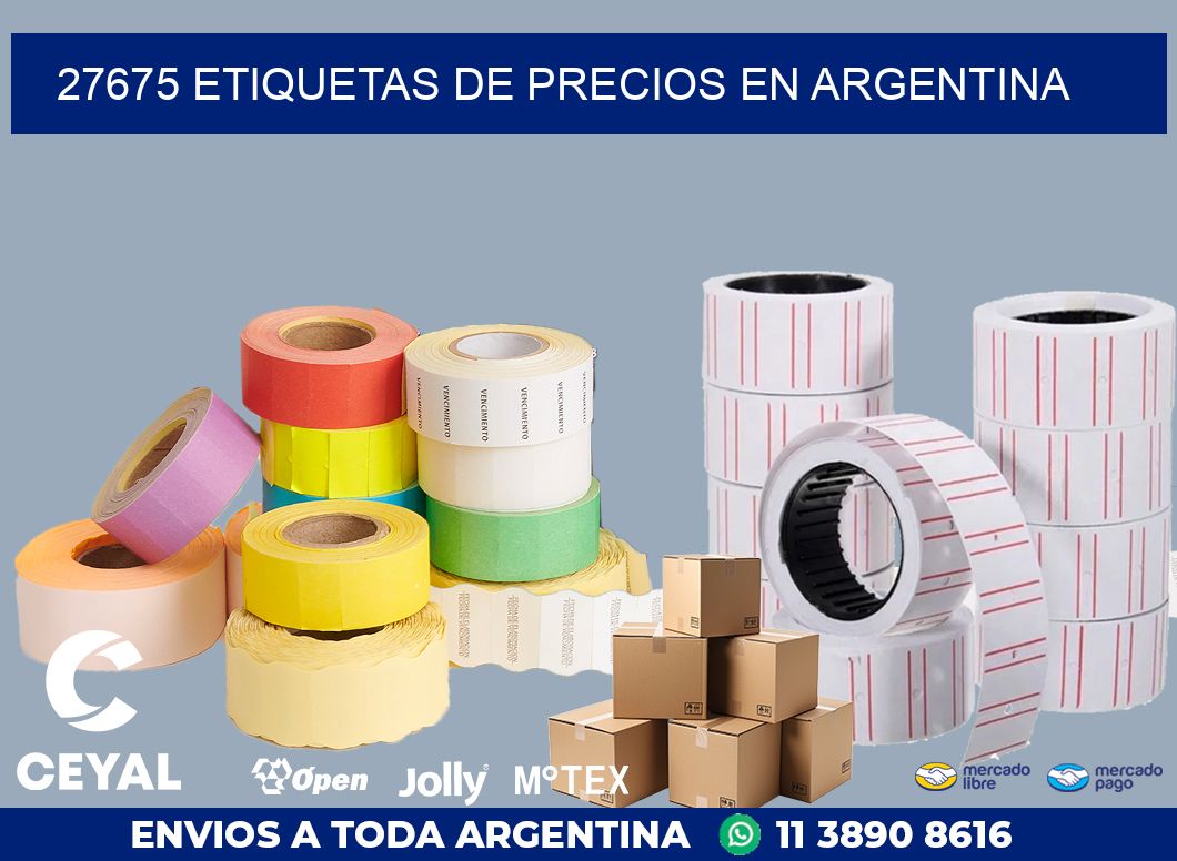 27675 ETIQUETAS DE PRECIOS EN ARGENTINA