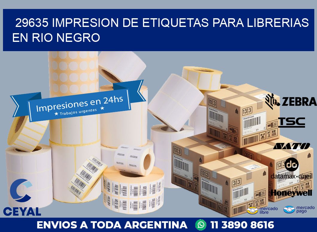 29635 IMPRESION DE ETIQUETAS PARA LIBRERIAS EN RIO NEGRO