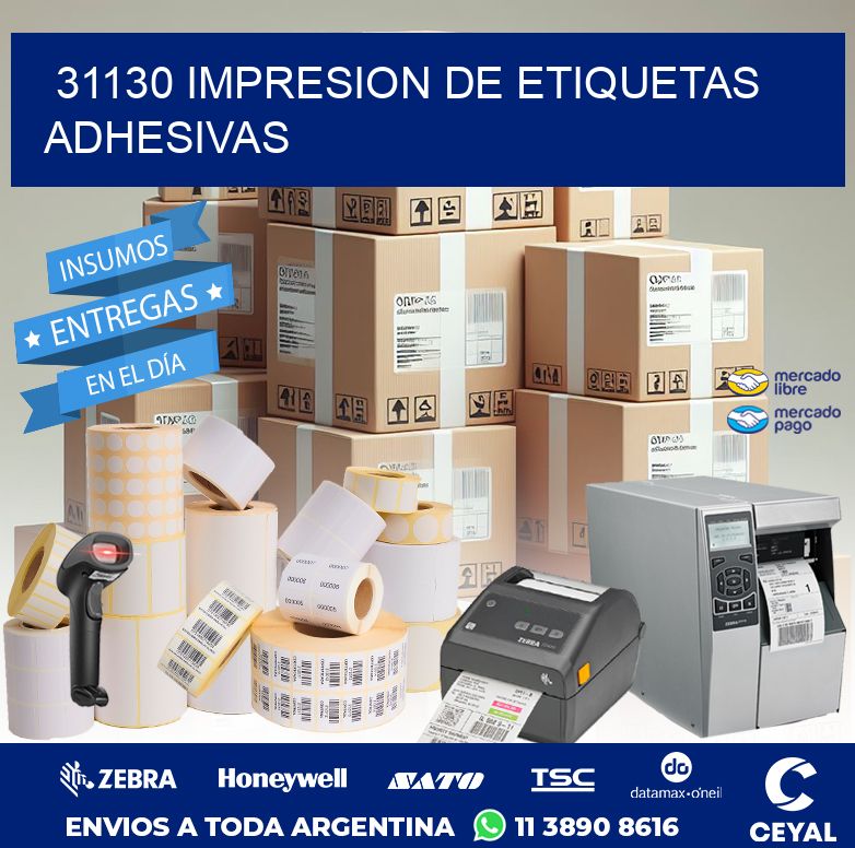31130 IMPRESION DE ETIQUETAS ADHESIVAS