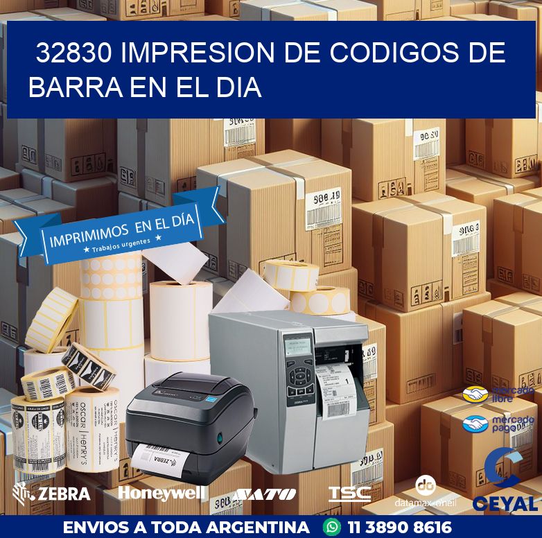 32830 IMPRESION DE CODIGOS DE BARRA EN EL DIA