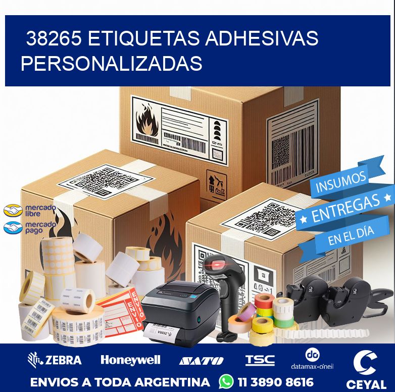 38265 ETIQUETAS ADHESIVAS PERSONALIZADAS
