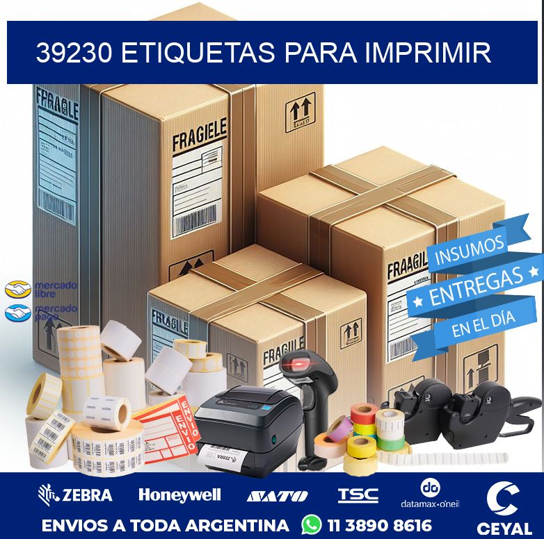 39230 ETIQUETAS PARA IMPRIMIR