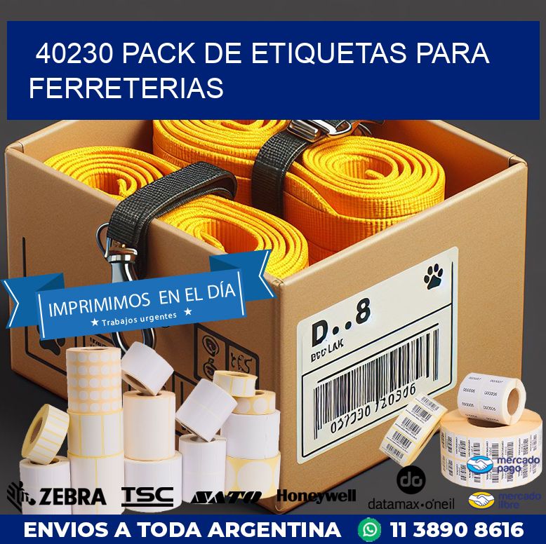 40230 PACK DE ETIQUETAS PARA FERRETERIAS