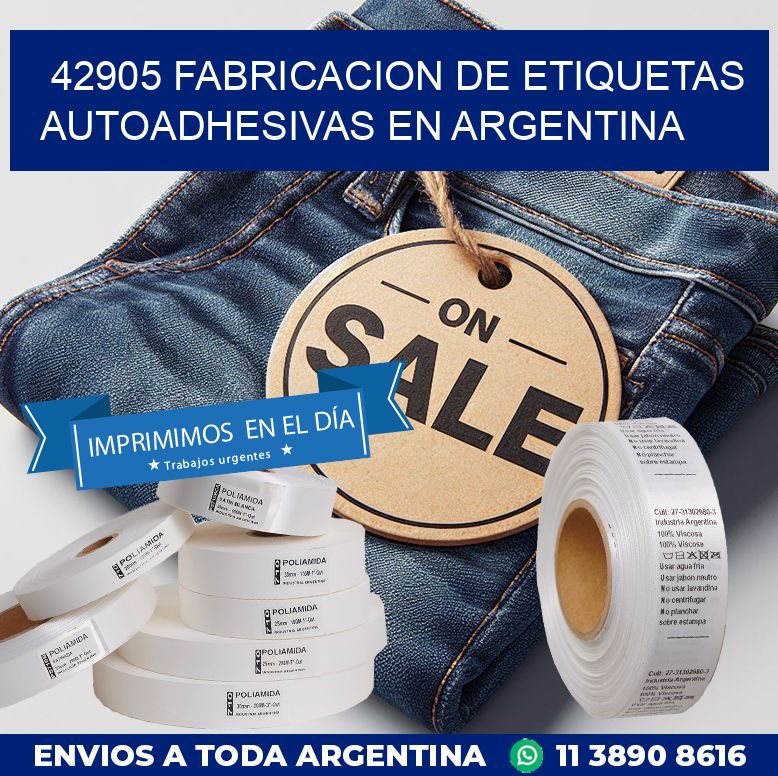 42905 FABRICACION DE ETIQUETAS AUTOADHESIVAS EN ARGENTINA