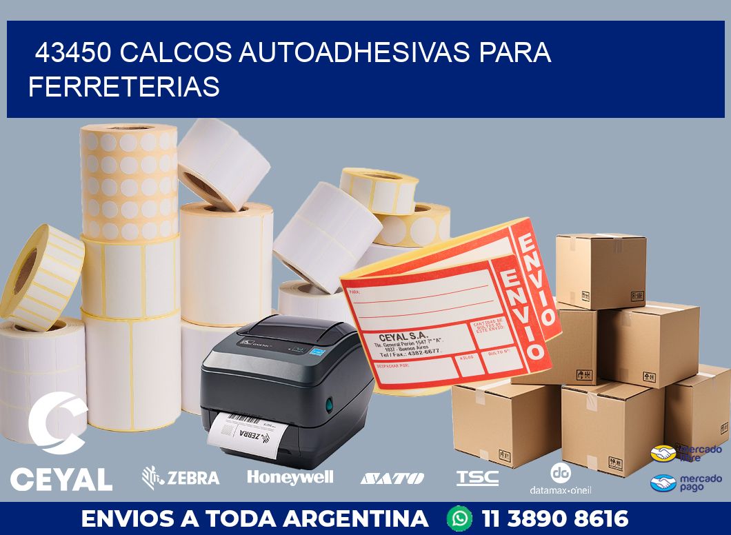 43450 CALCOS AUTOADHESIVAS PARA FERRETERIAS