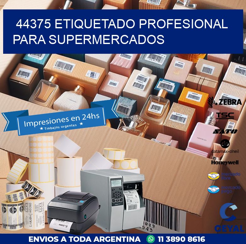 44375 ETIQUETADO PROFESIONAL PARA SUPERMERCADOS