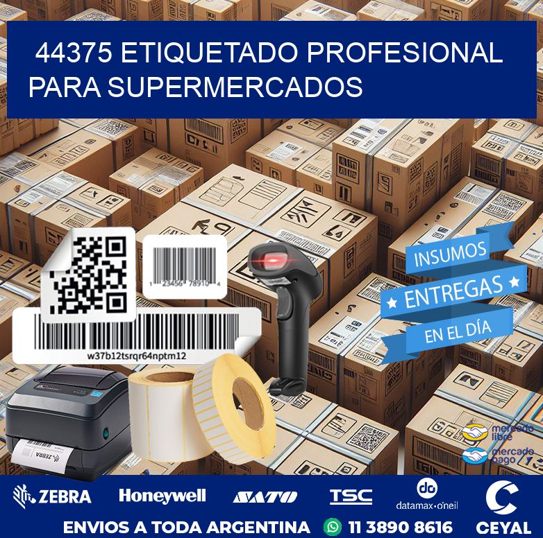 44375 ETIQUETADO PROFESIONAL PARA SUPERMERCADOS