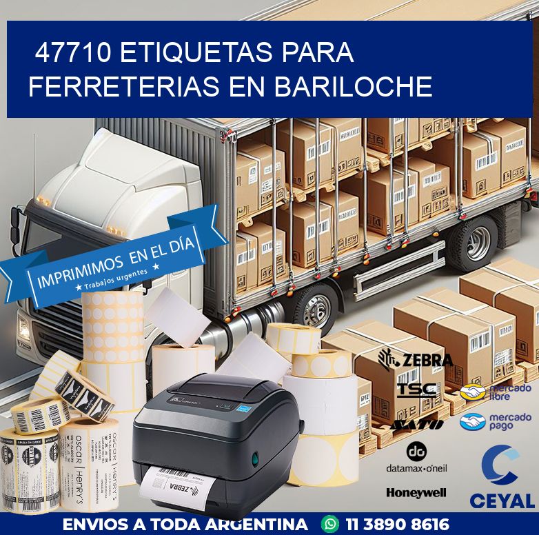 47710 ETIQUETAS PARA FERRETERIAS EN BARILOCHE