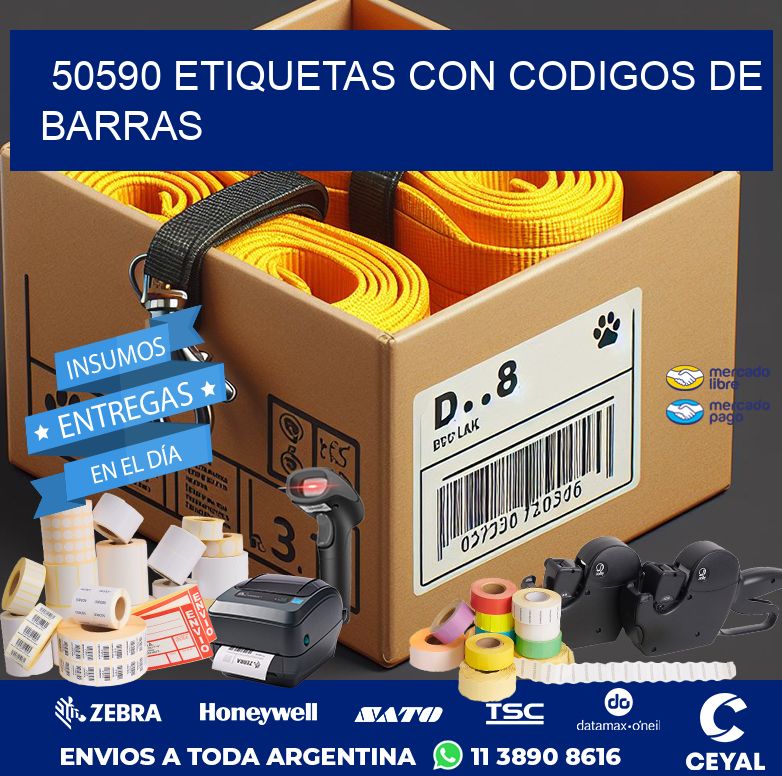 50590 ETIQUETAS CON CODIGOS DE BARRAS