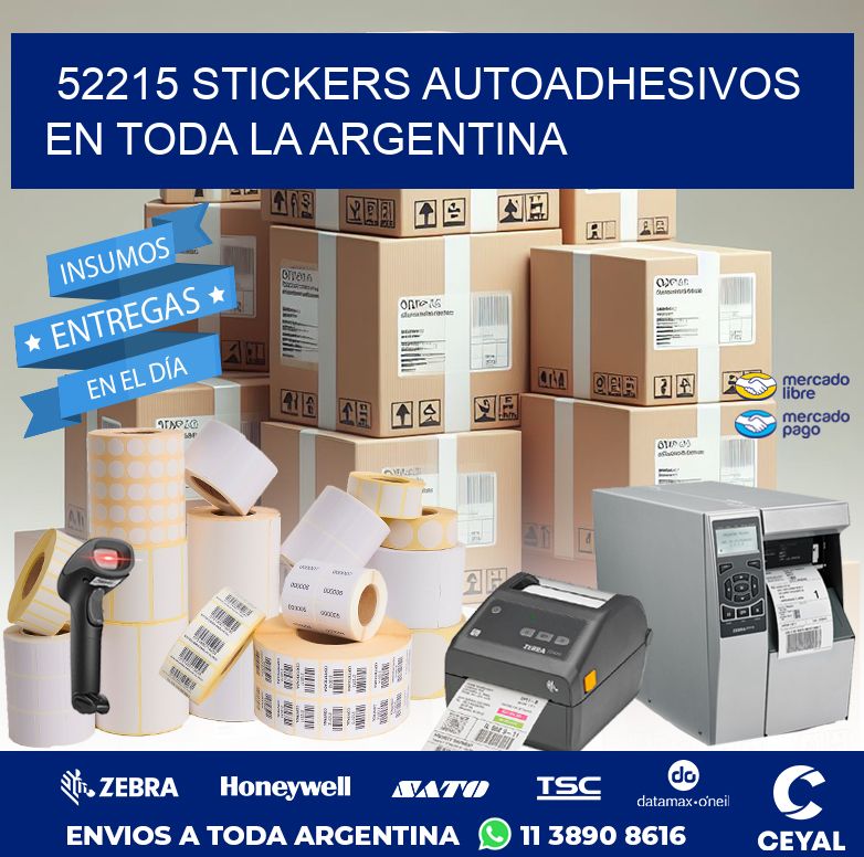 52215 STICKERS AUTOADHESIVOS EN TODA LA ARGENTINA