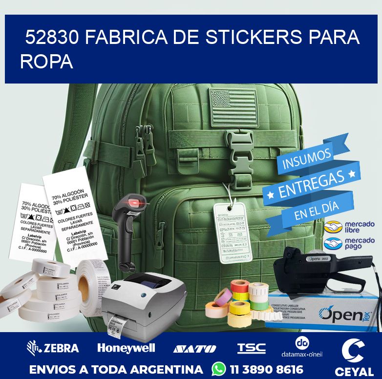 52830 FABRICA DE STICKERS PARA ROPA