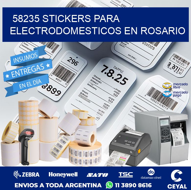 58235 STICKERS PARA ELECTRODOMESTICOS EN ROSARIO