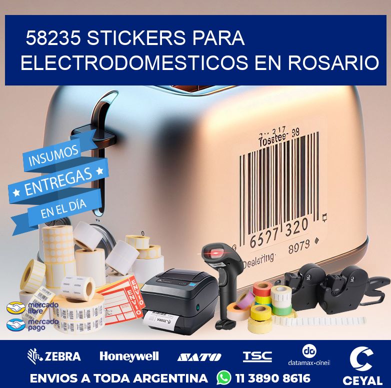 58235 STICKERS PARA ELECTRODOMESTICOS EN ROSARIO