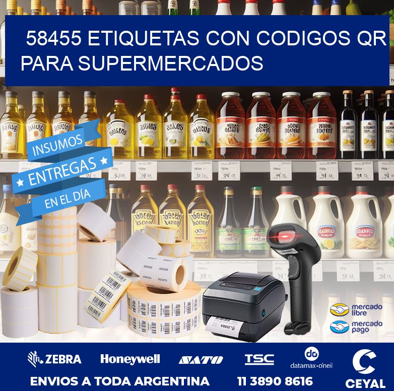 58455 ETIQUETAS CON CODIGOS QR PARA SUPERMERCADOS