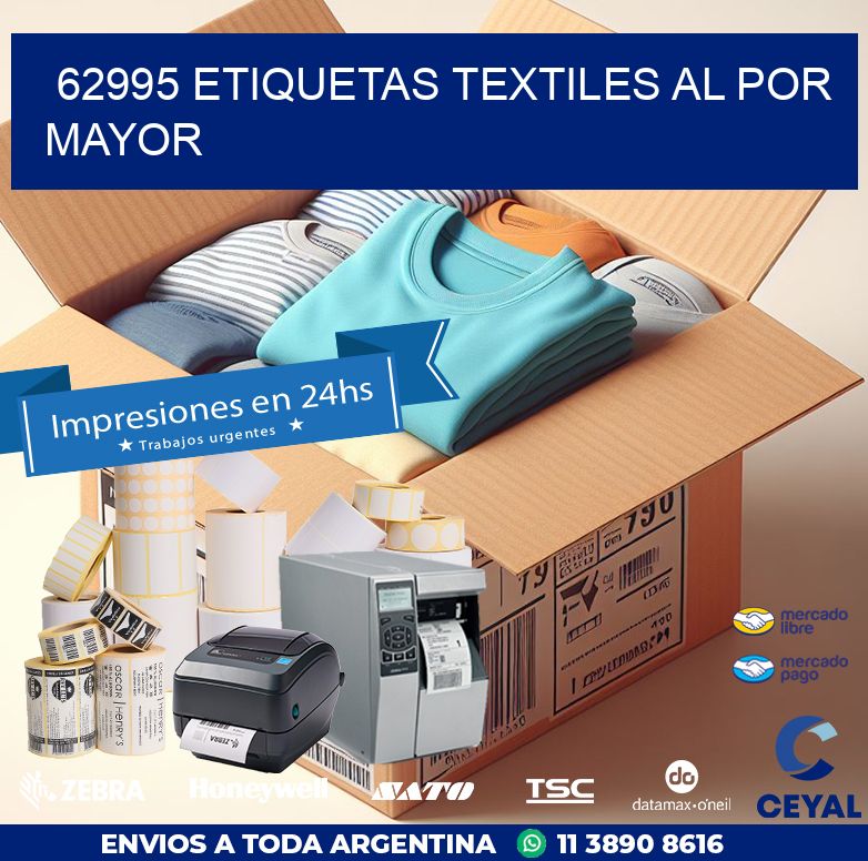 62995 ETIQUETAS TEXTILES AL POR MAYOR