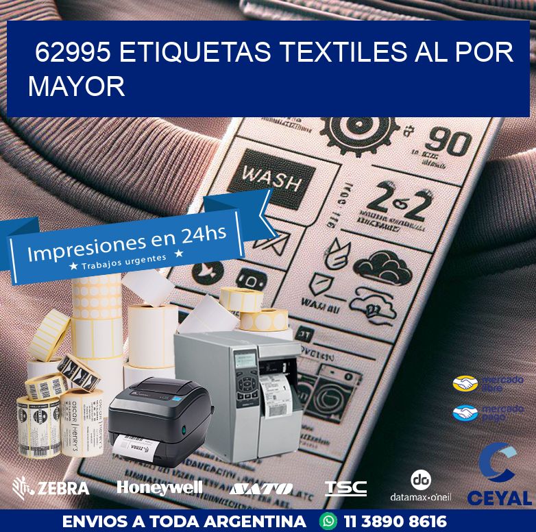 62995 ETIQUETAS TEXTILES AL POR MAYOR