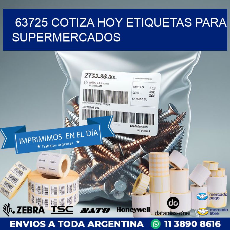 63725 COTIZA HOY ETIQUETAS PARA SUPERMERCADOS