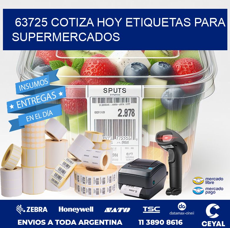 63725 COTIZA HOY ETIQUETAS PARA SUPERMERCADOS