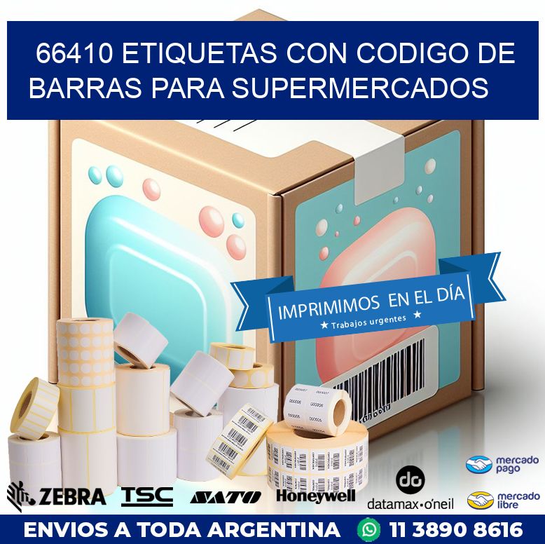 66410 ETIQUETAS CON CODIGO DE BARRAS PARA SUPERMERCADOS