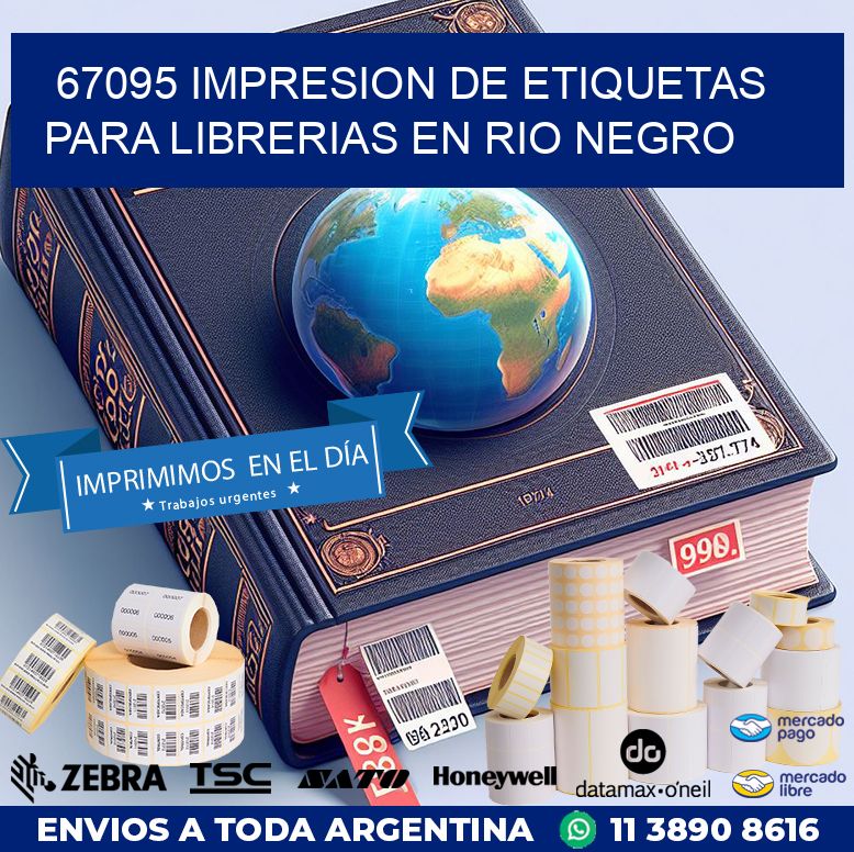 67095 IMPRESION DE ETIQUETAS PARA LIBRERIAS EN RIO NEGRO